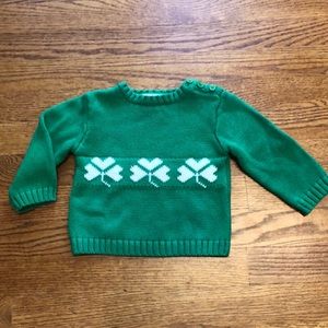 Kids Irish Green Sweater